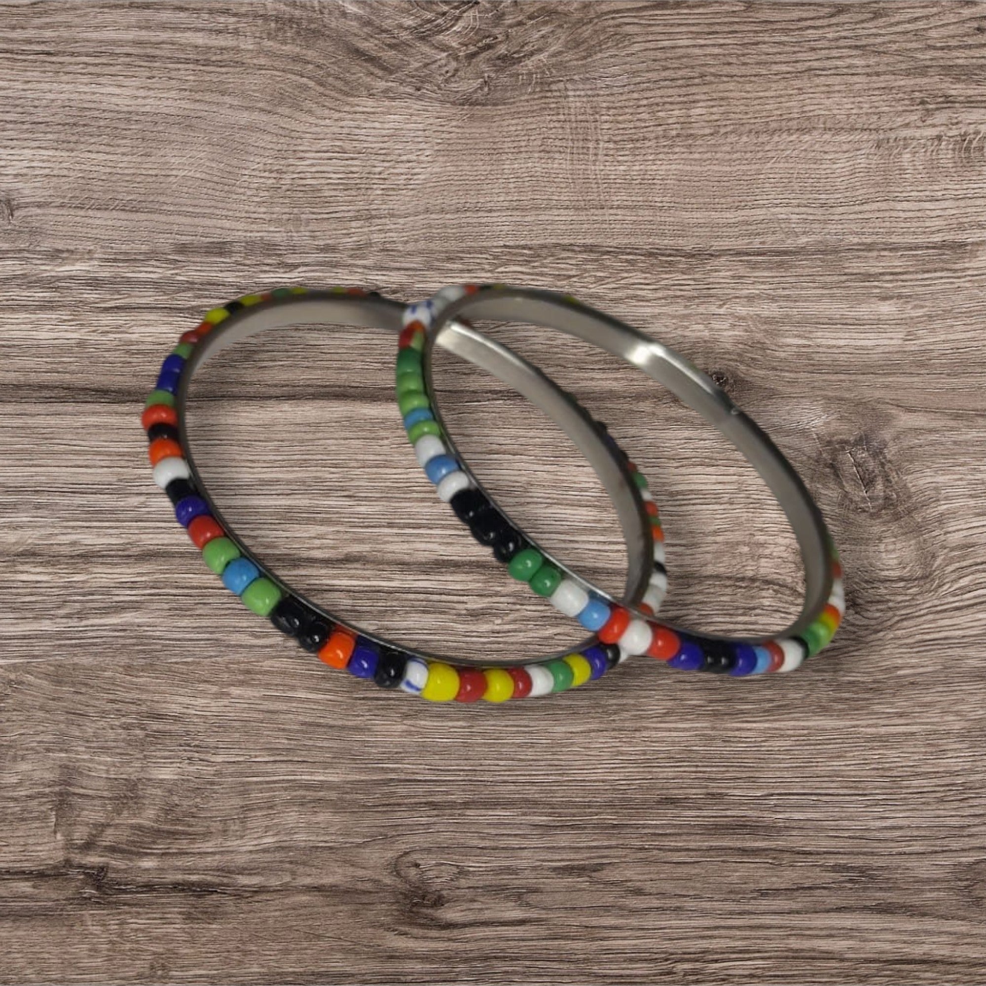 Multi Color Beaded Bangle My Store 
