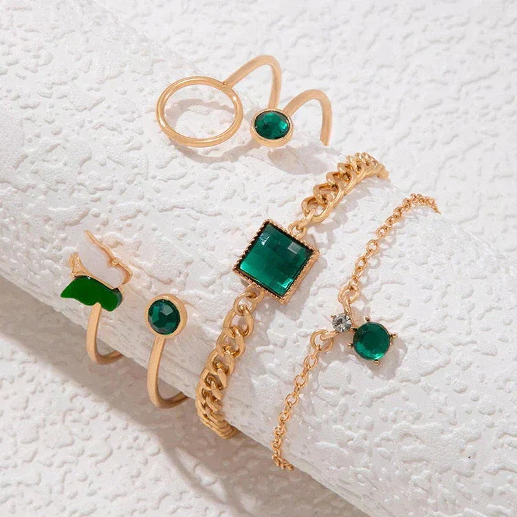 Butterfly/Square/Round Bracelet Set My Store 
