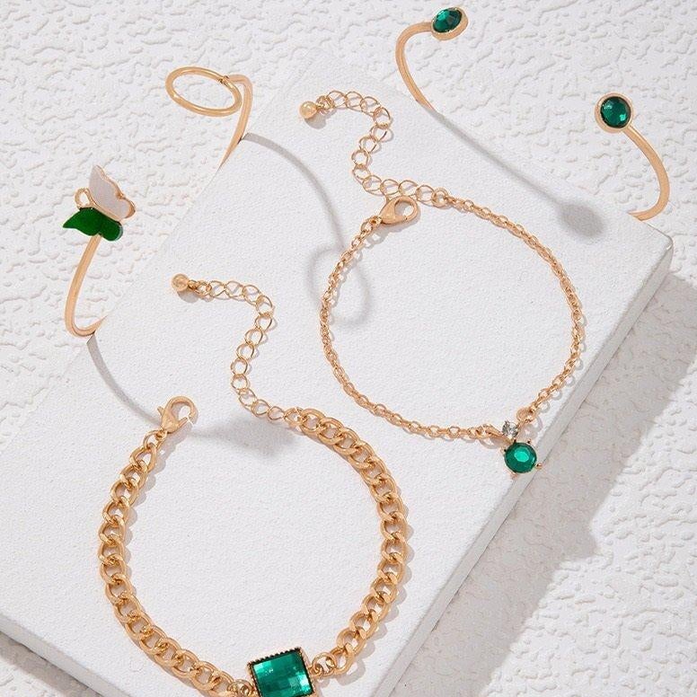 Butterfly/Square/Round Bracelet Set My Store 
