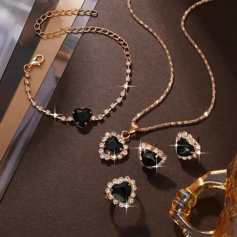 5pcs/Set Vacation Style Women's Jewelry Set jewellery lawenza 
