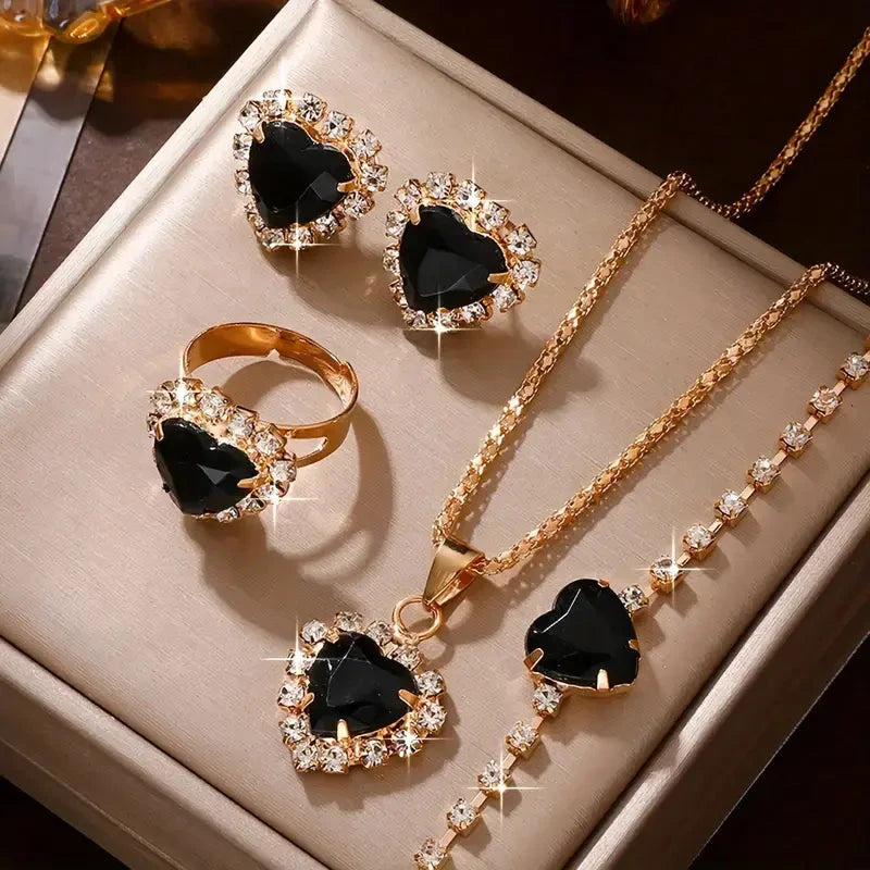 5pcs/Set Vacation Style Women's Jewelry Set jewellery lawenza 
